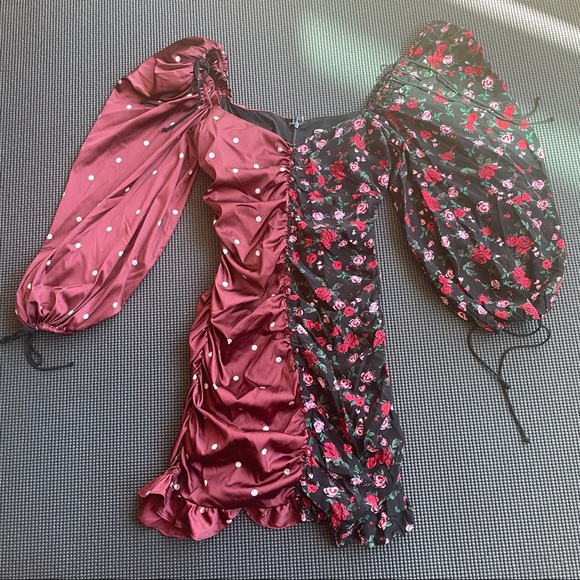 For Love & Lemons Cher Ruched Mini Dress - Picture 6 of 11